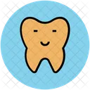 Desenho Animado Odontologico Dente Ícone