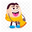 Desenho animado feliz  Ícone