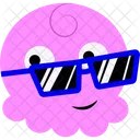 Desenho animado rosa legal  Ícone