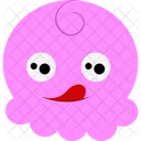 Desenho animado rosa  Ícone