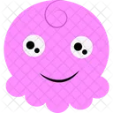 Desenho animado rosa  Ícone