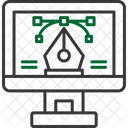 Desenho Vetorial Vetor Forma Ícone