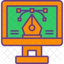 Desenho Vetorial Vetor Forma Ícone