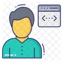 Desenvolvedor De Sites Desenvolvedor De Codigo Desenvolvedor De Software Icon