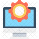 Monitor Configuracao Engrenagem Icon