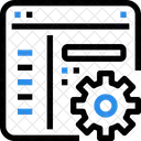 Desenvolvimento Configuracao Manutencao Ícone