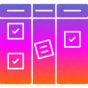 Desenvolvimento Kanban Cronograma Ícone