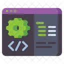 Desenvolvimento back-end  Ícone