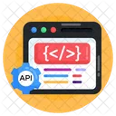 Programacao API Codificacao Web Desenvolvimento API Ícone