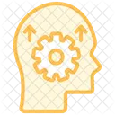 Icone De Linha Duotonica De Desenvolvimento De Habilidades Icon
