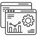 Configuracao Web Desenvolvimento De Sites Analise De Dados Ícone