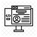 Desenvolvimento Frontend Ícone