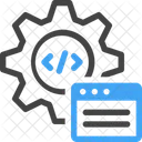 Desenvolvimento De Programacao Gerenciamento Configuracao Icon