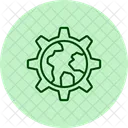 Desenvolvimento Sustentavel Pentaglow Icon