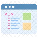 Site Desenvolvimento Pagina Web Ícone