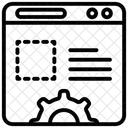 Desenvolvimento Web Otimizacao Web Configuracao De Pagina Web Ícone