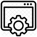 Desenvolvimento Web Configuracao De Pagina Web Otimizacao Web Ícone
