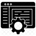 Desenvolvimento Web Otimizacao Web Configuracao Web Ícone