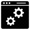 Desenvolvimento Web Configuracao De Pagina Web Otimizacao Web Ícone