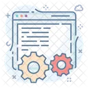 Desenvolvimento Web Aplicacao Web Codificacao De Sites Ícone