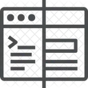 Codigo De Pagina Da Web Codificacao De Pagina Da Web Programacao De Paginas Da Web Ícone