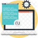 Programacao Codificacao Script Ícone