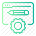 Desenvolvimento Web Codigo Equipamento Icon