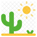 Desert Hot Cactus Icon
