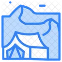 Desert Dune Landscape Icon