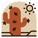 Desert Cactus Plant Icon