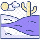 Desert Area Nature Icon