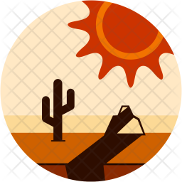 Desert Icon - Download in Flat Style