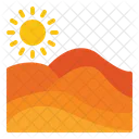 Desert Natural Landscape Icon