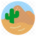 Desert Dune Cactus Icon
