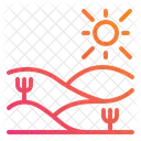 Desert Ramadan Sun Icon