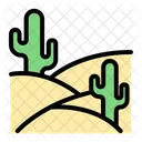 Desert Sand Cactus Icon