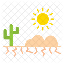 Desert Hot Weather  Icon