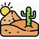 Desert Dunes Cactus Icon