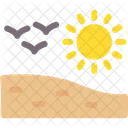 Desert Arid Land Icon