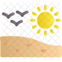 Desert Arid Land Icon