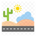 Desert Landscape Icon
