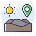 Desert Location  Icon