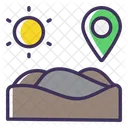 Desert Location  Icon