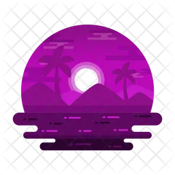 Desert Scene  Icon