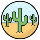 Wild Plant Desert Succulent Cactus Icon