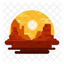 Desert Sunset  Icône