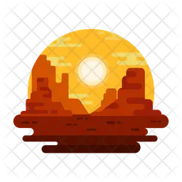 Desert Sunset  Icon