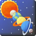Planetas Espaco Tecnologia Ícone