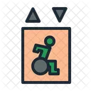 Accesible Ascensor Discapacidad Icono