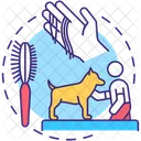 Pet Services App Screen Concept Icône